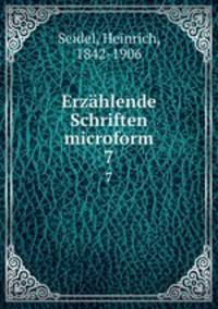 Erzhlende Schriften microform. 7