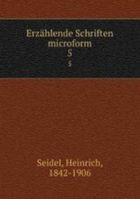 Erzhlende Schriften microform. 5