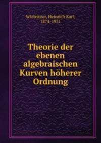 Theorie der ebenen algebraischen Kurven hoherer Ordnung