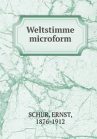 Weltstimme microform