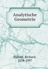 Analytische Geometrie