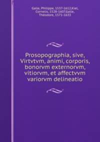 Prosopographia, sive, Virtvtvm, animi, corporis, bonorvm externorvm, vitiorvm, et affectvvm variorvm delineatio