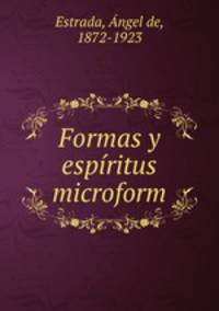 Formas y espiritus microform