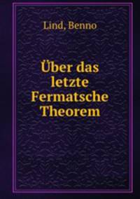 Uber das letzte Fermatsche Theorem