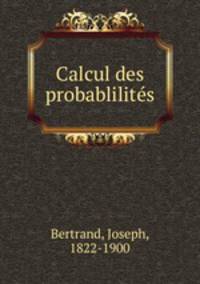 Calcul des probablilites