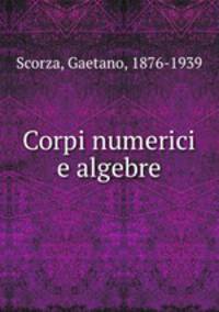 Corpi numerici e algebre