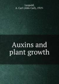 Auxins and plant growth