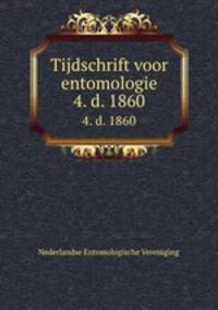 Tijdschrift voor entomologie. 4. d. 1860