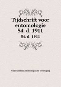Tijdschrift voor entomologie. 54. d. 1911