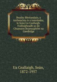 Beatha Bhrandain, a imtheachta is a iomrmha, le Sen Ua Ceallaigh. Foillsigheadh so do Chumann Buanuighthe na Gaedhilge