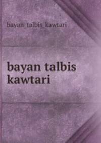 bayan talbis kawtari