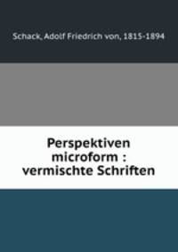 Perspektiven microform : vermischte Schriften