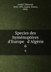 Species des hymenopteres d