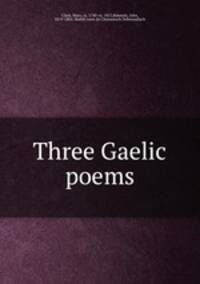 Three Gaelic poems