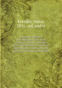 Stimmen indischer Lebensklugheit; die unter Cnakya