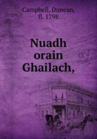 Nuadh orain Ghailach,