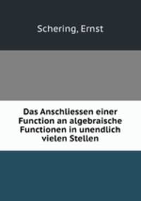 Das Anschliessen einer Function an algebraische Functionen in unendlich vielen Stellen