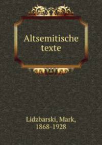Altsemitische texte