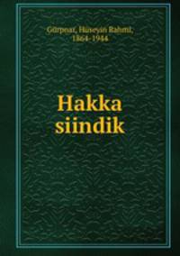 Hakka siindik