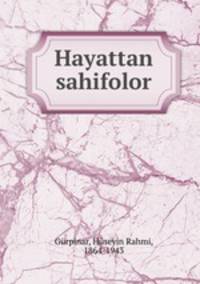 Hayattan sahifolor