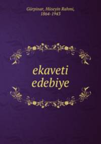 ekaveti edebiye