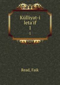 Klliyat-i leta`if. 1