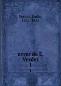 uvres de . Verdet. 1