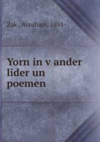 Yorn in v?ander lider un poemen