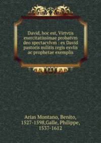 David, hoc est, Virtvtis exercitatissimae probatvm deo spectacvlvm : ex David pastoris militis regis exvlis ac prophetae exemplis