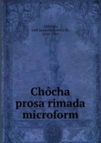 Chocha prosa rimada microform