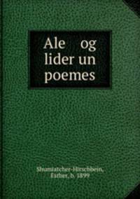 Ale og lider un poemes