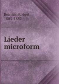 Lieder microform