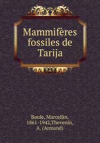 Mammiferes fossiles de Tarija