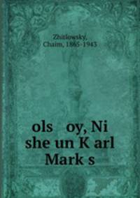 ols oy, Ni she un K?arl Mark?s