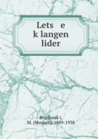 Lets e k?langen lider