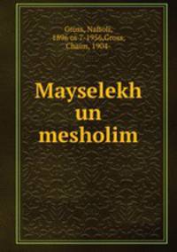 Mayselekh un mesholim