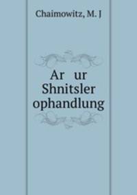 Ar ur Shnitsler ophandlung