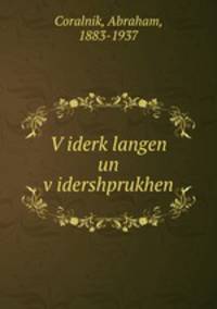 V?iderk?langen un v?idershprukhen