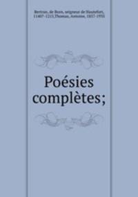 Poesies completes;