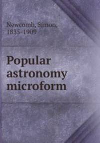 Popular astronomy microform