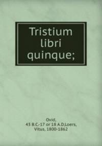 Tristium libri quinque;