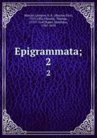 Epigrammata;. 2
