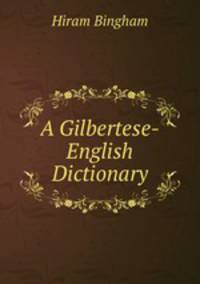 A Gilbertese-English Dictionary