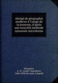 Abrege de geographie moderne a l