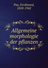 Allgemeine morphologie der pflanzen