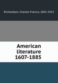 American literature 1607-1885