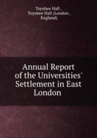 Annual Report of the Universities