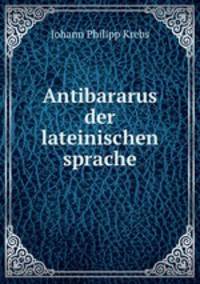 Antibararus der lateinischen sprache