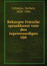 Beknopte Friesche spraakkunst voor den tegenwoordigen tijd