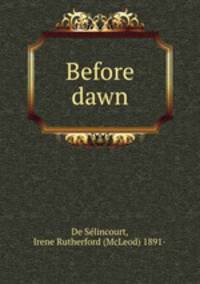 Before dawn